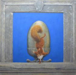 Red Squirrel, L'acrobata | Obraz na stenu