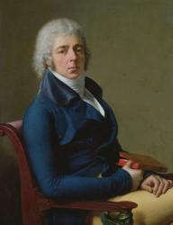 Portrait of Citizen Bourgeon (b.1757) 1800 (oil on canvas) | Obraz na stenu
