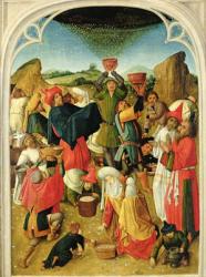 Gathering of the Manna (oil on panel) | Obraz na stenu