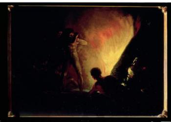 The Pyre, c.1800-05 (oil on canvas) | Obraz na stenu