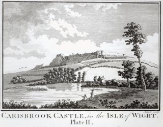 Carisbrook Castle, in the Isle of Wight (engraving) | Obraz na stenu