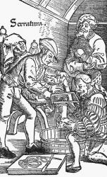 Amputation (woodcut) | Obraz na stenu
