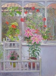 Through the Conservatory Window, 1992 (oil on canvas) | Obraz na stenu