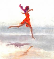 Juno on the Beach, 2015 (w/c on paper) | Obraz na stenu