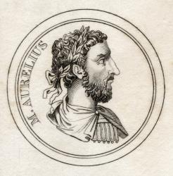 Marcus Aurelius, from 'Crabb's Historical Dictionary', published 1825 (litho) | Obraz na stenu