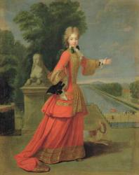 Marie-Adelaide de Savoie (1685-1712) in Hunting Dress, c.1704 (oil on canvas) | Obraz na stenu