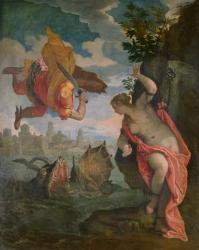 Perseus Rescuing Andromeda (oil on canvas) | Obraz na stenu