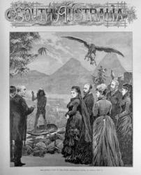 The Queen's Visit to the South Australian Court on Friday May 21st 1886, from 'The Illustrated London News', 29th May 1886 (engraving) | Obraz na stenu