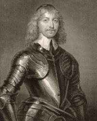 Portrait of James Graham (1612-50) 5th Earl and 1st Marquess of Montrose, from 'Lodge's British Portraits', 1823 (engraving) | Obraz na stenu