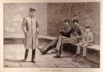 The State of Ireland: The Prisoners in the Cell, from 'The Illustrated London News', 7th January 1882 (engraving) | Obraz na stenu