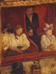 Box at the Opera-Comique, 1887 (oil on panel) | Obraz na stenu