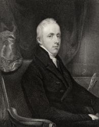 George Howard, 6th Earl of Carlisle, engraved by T.A. Dean (fl.1773-1840), from 'National Portrait Gallery, volume II', published in 1835 (litho) | Obraz na stenu