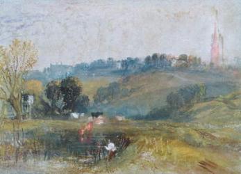 Landscape near Petworth, c.1828 (gouache) | Obraz na stenu