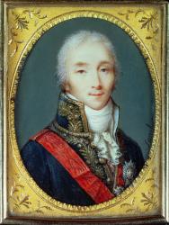 Miniature of Joseph Fouche (1759-1820) Duke of Otranto (oil on canvas) | Obraz na stenu