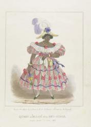 Queen or 'Maam' of the Set-Girls, plate 1 from 'Sketches of Character... ', 1838 (colour litho) | Obraz na stenu