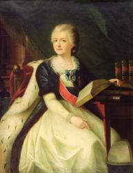Portrait of Princess Yekaterina R. Vorontsova-Dashkova (oil on canvas) | Obraz na stenu