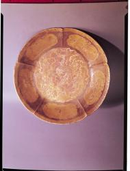 Engraved dish, Tang dynasty (618-907) (gold & silver) | Obraz na stenu