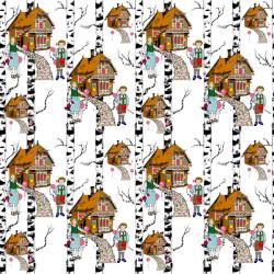 Hansel and Gretel, 2015, (Illustrative repeat pattern) | Obraz na stenu