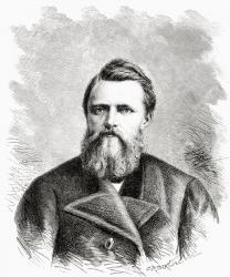 Paul Friedrich August Hegemann, captain of the Hansa on the second German North Polar Expedition in 1869. | Obraz na stenu