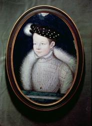 Portrait of Francis II (1544-60) as Dauphin of France, c.1560 (oil on enamel) | Obraz na stenu