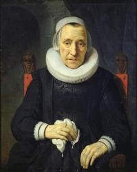 Portrait of an Old Woman, 1651 (oil on panel) | Obraz na stenu