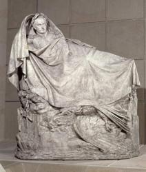 Napoleon's (1769-1821) Awakening to Immortality, 1846 (marble) | Obraz na stenu