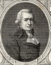Jean-Baptiste-Andre Amar, from 'Histoire de la Revolution Francaise' by Louis Blanc (1811-82) (engraving) | Obraz na stenu