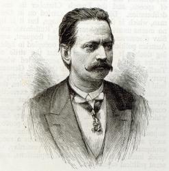 Count Taafe, from 'Leisure Hour', 1891 (engraving) | Obraz na stenu