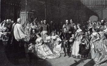 Marriage of the Princess Royal (engraving) | Obraz na stenu