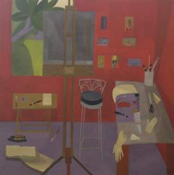 Red Studio, 2005, (oil on canvas) | Obraz na stenu