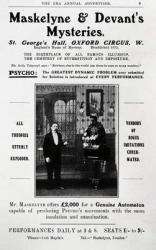 Advertisement for Maskelyne & Devant's Mysteries (print) | Obraz na stenu