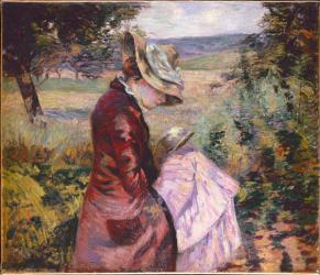 Madame Guillaumin reading, c.1887 | Obraz na stenu