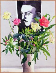 Fernando Pessoa (1888-1935), Roses and Lilies (w/c on paper) | Obraz na stenu