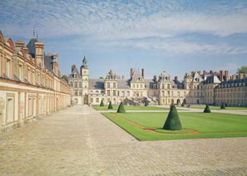 White Horse Courtyard, Palace of Fontainebleau (photo) | Obraz na stenu
