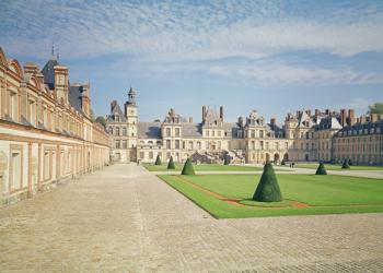 White Horse Courtyard, Palace of Fontainebleau (photo) | Obraz na stenu