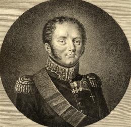 Alexander I (1777-1825) of Russia (engraving) | Obraz na stenu