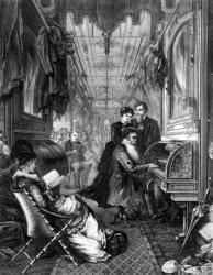 Sunday on the Union Pacific Railway, 1875 (engraving) | Obraz na stenu