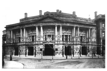 Queen's Hall in Langham Place, London, 1896 (b/w photo) | Obraz na stenu