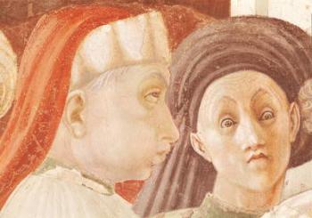 The Dispute of St. Stephen, 1433-34 (fresco) (detail) | Obraz na stenu