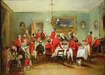 The Hunt Breakfast, Bachelor's Hall, 1836 (oil on canvas) | Obraz na stenu