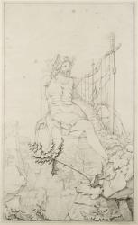 Ossian, 1804-5 (wash over pencil on paper) | Obraz na stenu