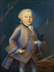 Wolfgang Amadeus Mozart (1756-91), 1763 | Obraz na stenu
