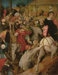 The Feast of St. Martin (tempera on canvas) (detail) | Obraz na stenu