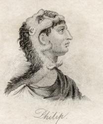 Philip II of Macedon, from 'Crabb's Historical Dictionary', published 1825 (litho) | Obraz na stenu