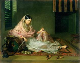 Muslim Lady Reclining, 1789 (oil on canvas) | Obraz na stenu
