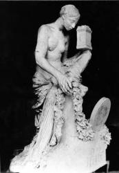 Memorial to Whistler (1903-26) (marble) (b/w photo) | Obraz na stenu