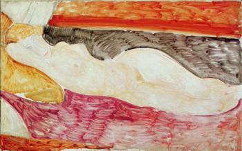 Reclining Nude, 1919 (oil on canvas) | Obraz na stenu