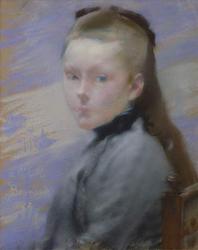 Portrait of the artist's daughter (oil on canvas) | Obraz na stenu