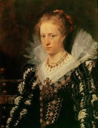 Portrait of Jacqueline van Caestre, wife of Jean-Charles de Cordes (oil on wood) | Obraz na stenu