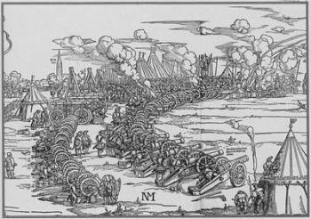 The Artillery Park of Charles Quint, 1530 (engraving) | Obraz na stenu